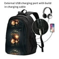 thumbnail image 2 of Disketp Creative Poker Mochila de Viaje Estampada para Laptop con Puerto de Carga USB, Mochila Impermeable para Computadora – Regalo para Hombres y Mujeres, 2 of 7