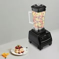 thumbnail image 2 of 2L Large Capacity Professional Commercial Blender, 2200W Juice Smoothie Machine with Stainless Steel Blade for Smoothies, Ice Crush, Frozen Drinks, Self-Cleaning (Black), 2 of 18
