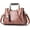 Pink, variant on Womens Handbags and Purses Fashion Top Handle Satchel Tote PU Leather Shoulder Bags