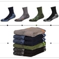 thumbnail image 2 of LITERRA Mens 6 Pairs Crew Hiking Socks Athletic Cushion Outdoor Sock for Men, 2 of 6