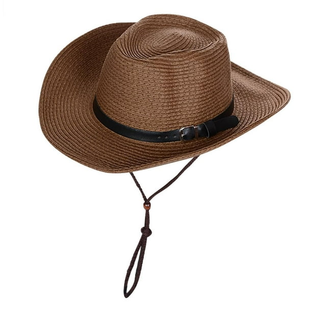 BELOVING Braided Sun Straw Hat Packable Wide Brim Panama Fedora Cap Visor  Summer Foldable Floppy Beach Outdoor Hats for Women Men Adults, Adjustable  Coffee 