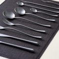 thumbnail image 5 of Juego de cubiertos occidentales de acero inoxidable envejecido retro, cuchillo, tenedor y cuchara para comida principal para restaurante, hogar, tenedor de fruta, cuchara de té, 5 of 5