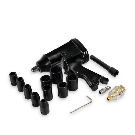 Pistola de Impacto 1/2' 320 Lb/Ft MIKELS Kit de 10 Dados