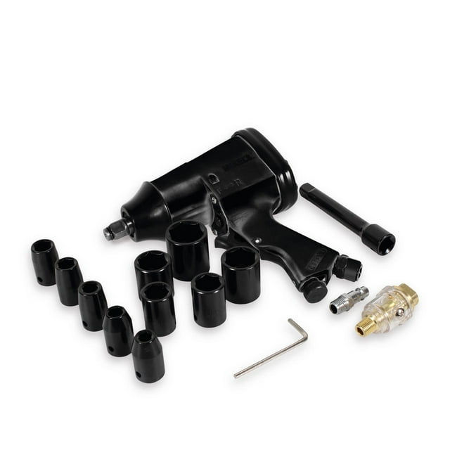 Pistola de Impacto 1/2' 320 Lb/Ft MIKELS Kit de 10 Dados