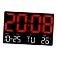 thumbnail image 1 of GUOOL Réveil Horloge Numérique Affichage LED Multifonctionnel Jauge de Température Enfants Rouge, 1 of 9