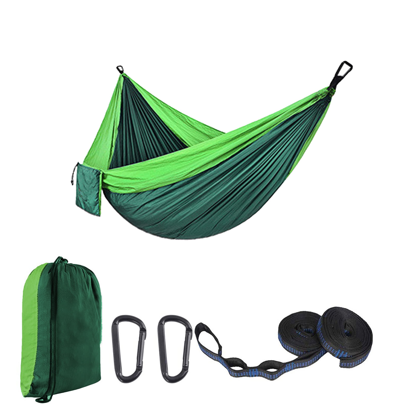 Outdoor Camping Nylon Hammock Parachute Hanging Chair Bed Sleeping Garden Swing 