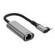 thumbnail image 1 of Type C Ethernet adapter 90 degree angle for PC, 1 of 3