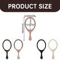 thumbnail image 3 of Vintage Handheld Makeup Mirror with Handle Travel Cosmetic Mirror, Decorative Vanity Mirror, Personal Makeup Mirror, Handle Makeup Mirror, Portable Hand Mirror for Travel(Bronze), 3 of 9