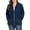 03 Navy Blue, variant on Gleelist Women's Full Zip Up Hoodie Sweatshirts Plus Size Long Sleeve Oversized Casual Hoodies Sweatshirt Jackets with Pockets(1X-5X)