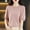 Pink, variant on Womens Short Sleeve Sweaters Tops Crew Neck Cotton Pullover Shirt Lightweight Soft Casua Loose Knit Blouse