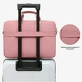 thumbnail image 5 of Beautynvta Laptop Shoulder Bag, 11.8''x15.9'' Computer Bags, Messenger Shoulder Bag for Laptop or Tablet, Sleek Lasting, Water Repellent Fabric, Pink, 5 of 8