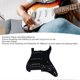 thumbnail image 4 of Electric Guitar Pickguard Plastic and Mental Electric Guitar Loaded Pickguard with Pickup SSH15 Black, 4 of 4