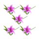 thumbnail image 5 of Yuarrent 5X flor artificial planta falsa decoración de boda calcomanía para el hogar tamaño compacto arreglo atractivo decoración de oficina Púrpura 2Conjunto, 5 of 6