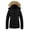 Black, variant on Women's Ski Jacket Winter Windproof Warm Mountain Snow Coats Black L