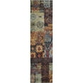 thumbnail image 2 of Oriental Weavers Andorra Area Rug - 7137A - 5'3" x 7'3" - in Gold/ Blue - Vintage Inspired, Stain Resistant, Family and Pet Friendly , Bedroom, Office Rug, 2 of 3