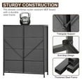 thumbnail image 5 of FDW 8-Drawer Fabric Dresser for Bedroom,Closet Dresser with Metal Frame and Wooden Top Tall Storage Tower for Closet,Living Room and Entryway,Grey, 5 of 7