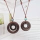 thumbnail image 2 of Accesorios para espejo retrovisor, colgante de cuentas de borlas, adorno de constelación para pared Decoración colgante para el hogar (2 tamaños diferentes de círculos), 2 of 5