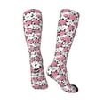thumbnail image 4 of Daiia Sports Socks Rose Flowers Printed Novelty Crew Socks for Men Women Knee High Socks Cotton Socks Soft & Breathable Support Unisex Socks, 4 of 9