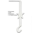 thumbnail image 3 of Wrought Iron Christmas Stocking Hanger  8"-Star - White (Set of 6) by Park Designs, 3 of 4