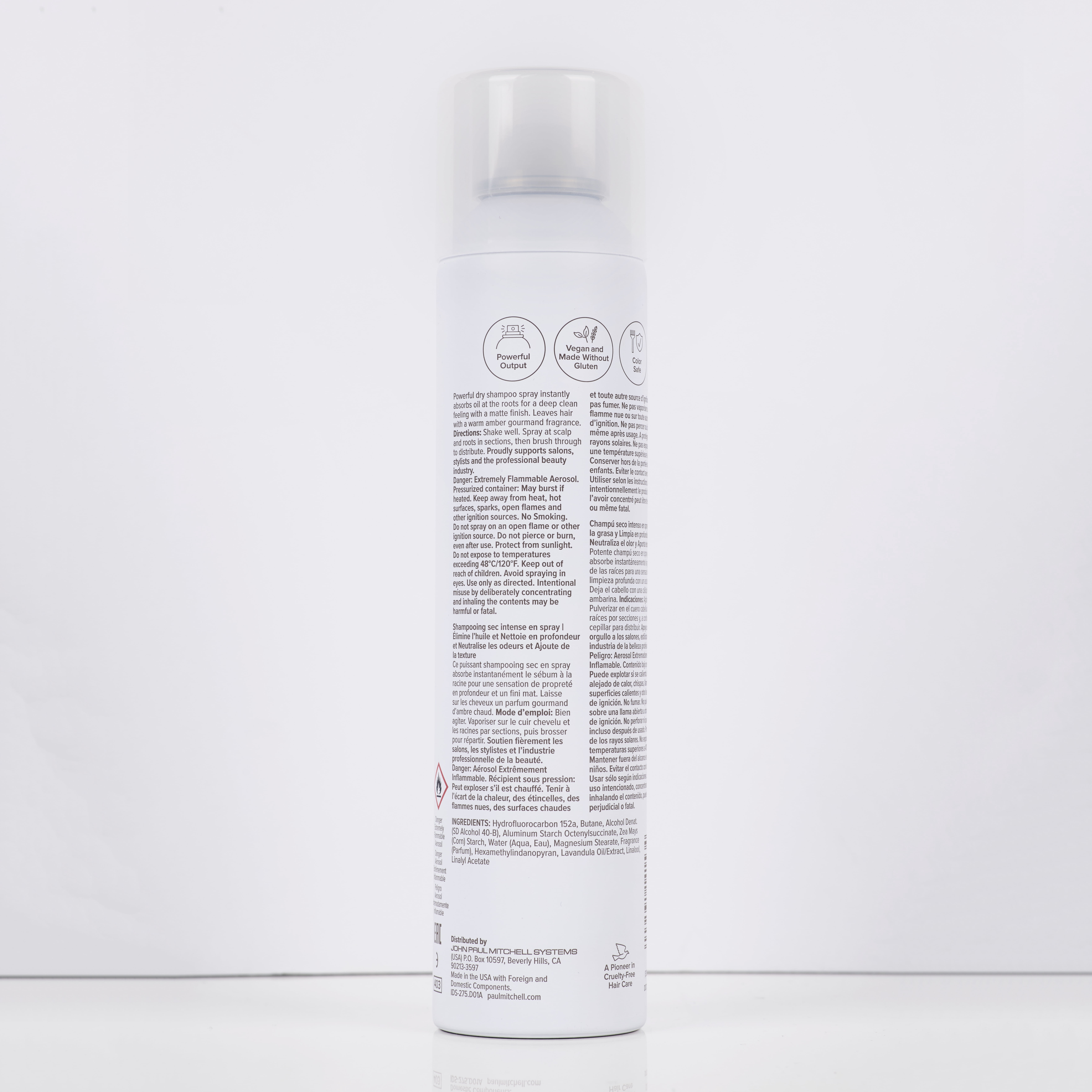 Paul Mitchell Intense Dry Shampoo, Eliminates Oil + Deep Cleans, For All Hair Types, 7.6 oz