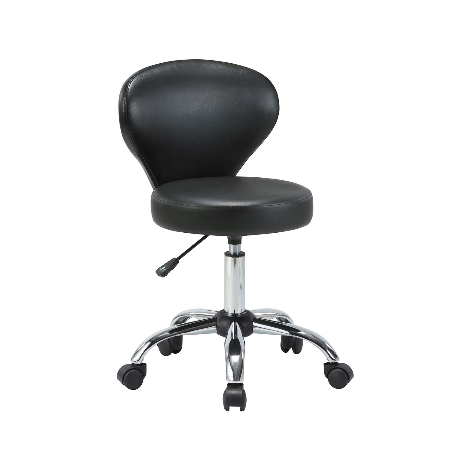 multi-color optional PU leather thick pad massage seat Luminiu Swivel stool adjustable work chair beauty salon chair 