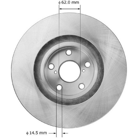 Bendix PRT5937 Disc Brake Rotor