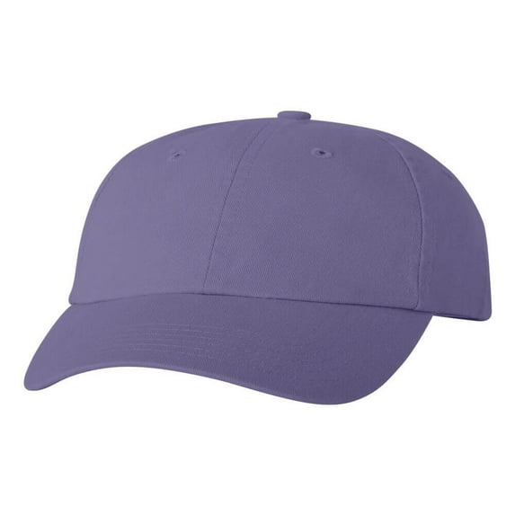 Valucap - Adult Bio-Washed Classic Adjustable buckle Dad’s Cap, Lavender