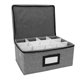 thumbnail image 1 of Caja de Almacenamiento para Copas de Vino con Separadores. Capacidad para 12 Copas de Vino de Tamaño Estándar. Incluye Asas de Transporte., 1 of 1