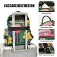 thumbnail image 3 of FORMRS Mini Backpack Purse for Women Travel Daypack Casual Shoulder Bag, Pink Flamingo Pattern, 3 of 7