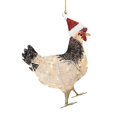 thumbnail image 1 of Bufanda navideña de madera con forma de pollo de diferentes formas, adornos navideños para reuniones familiares navideñas, 1 of 5