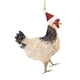 thumbnail image 1 of Bufanda navideña de madera con forma de pollo de diferentes formas, adornos navideños para reuniones familiares navideñas, 1 of 5