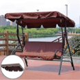 thumbnail image 2 of Outdoor Courtyard Swing Canopy Ceiling Cover Sunshade Shelter Waterproof Awning, 2 of 5