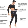 thumbnail image 3 of COMFREE Men’s Thermal Underwear Fleece Lined Base Layer Long Johns Set Top and Bottom Winter Sports Suits, 3 of 6