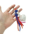 thumbnail image 4 of Unique Bargains 1 Pc Stylish Hearts Tassels Handbag Charm Bag Accessories Beige, 4 of 5