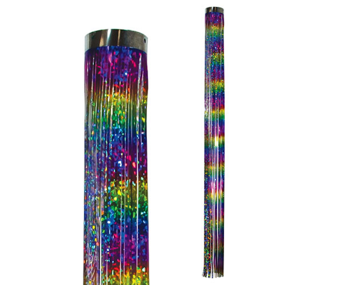 Rainbow Whirl Holographic Mylar Windsock SCARE BIRD In The Breeze 9054 