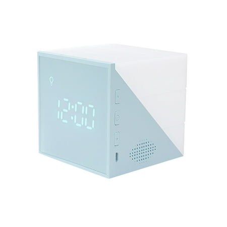 

New Creative Time Alarm Cock LED Colorful Charging Night Light