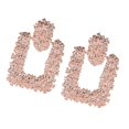 thumbnail image 3 of Fashion Square Earring para mujeres Fiesta Baile Todos los Zulema pendientes geométricos colgantes, 3 of 8