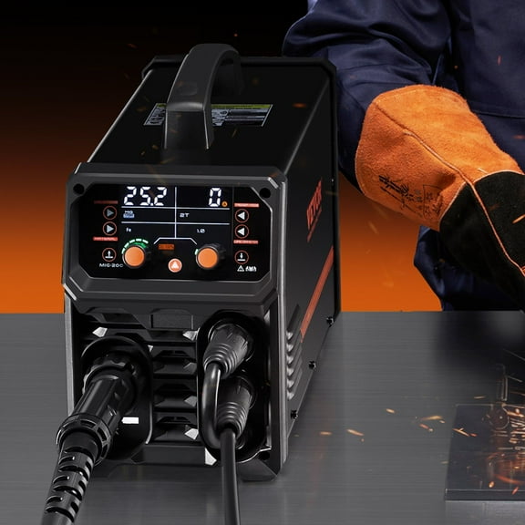200Amp Multi-Process Welder, MIG Flux Core/Gas/Stick/Lift TIG 4-in-1 Welding Machine with 200Amps Power, Durable & Efficient