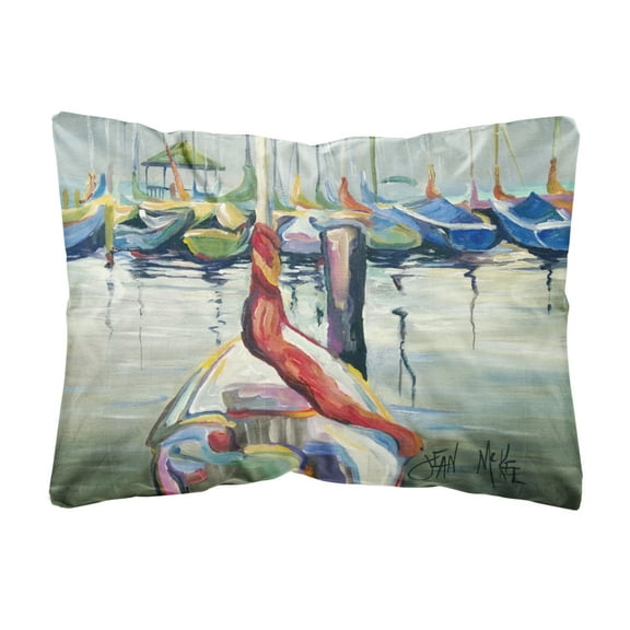Carolines Treasures JMK1056PW1216 LaSalle Sailboats Canvas Fabric Decorative Pillow, Large, Multicolor