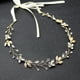 thumbnail image 5 of Diadema nupcial Brillar cristal dorado para mujer, 5 of 5
