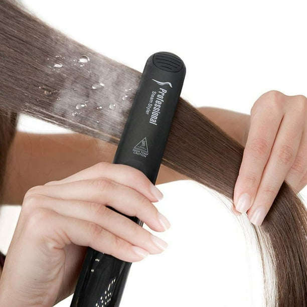 Yosicl Steam Straightener For Hair Professional Steam Flat Iron Salon Ceramic Tourmaline Vapor Steam Ionic Straightening Iron 2 In 1 Hair Straightene