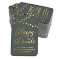 thumbnail image 1 of Inkdotpot Real Gold Foil Happy Diwali Tags Favor Hang Paper Tags 100 Pieces, 1 of 6