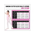 thumbnail image 4 of Dancina Girls Flutter Sleeve Ballet Dance Leotard, 4 of 4