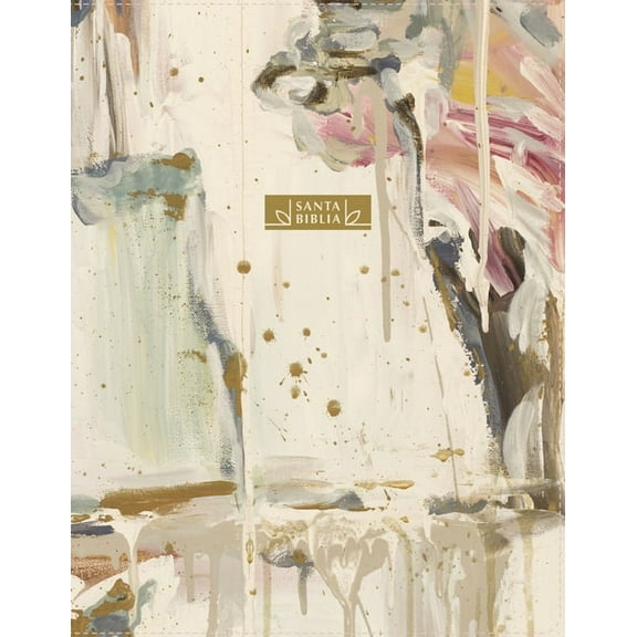 Nbla, Santa Biblia, EdiciÃ³n ArtÃ­stica Ilustrada, Leathersoft, Multicolor/Crema, Palabras de JesÃºs En Rojo, Comfort Print, (Hardcover)
