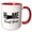 Red/White, variant on 3drose, Home Sweet Home. Connecticut State. White Background., 15oz Mug