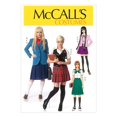 thumbnail image 1 of McCall's Pattern M7141 A5 Blazers Chaleco Blusa marinera y falda plisada Tamaño 6-14 (7141), 1 of 5