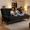 Black, variant on Kaiya 8 Inch Folding Full Medium Tight Top Poly Foam Mattresses, Grey(Frame Not Included)