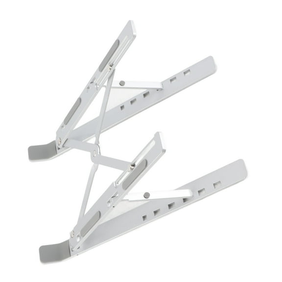 Desk Laptop Stand Foldable Aluminum Alloy Computer Portable Riser Cooling RackSilver