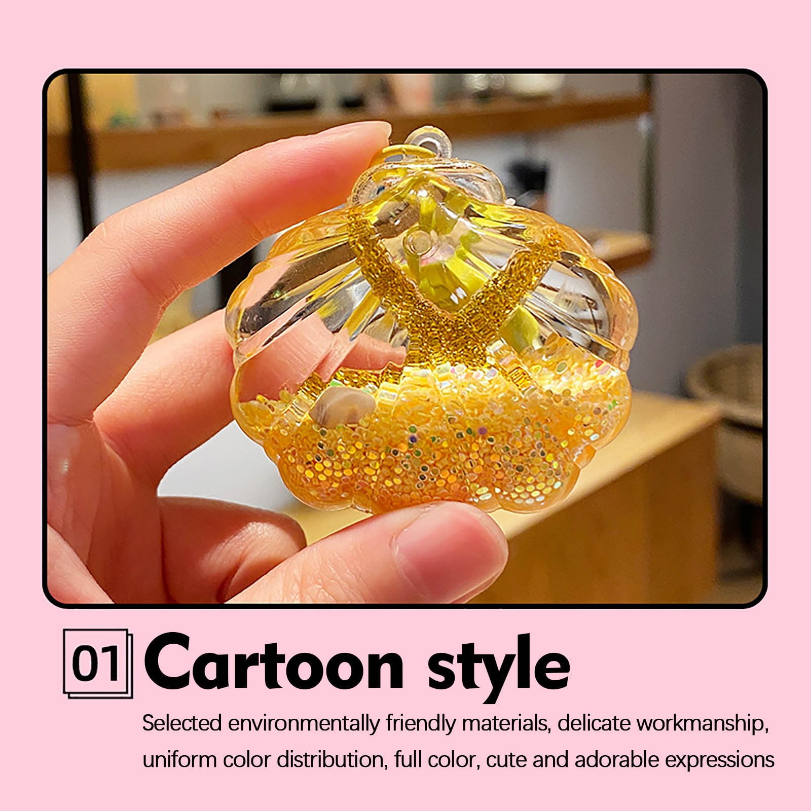 Porte Clefs En Coquillage Et En Lin : Tritia - Retour De Plage