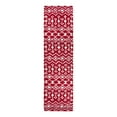 thumbnail image 6 of Unique Loom Moroccan Trellis Shag Collection Area Rug - Meknes (2' 7" x 10' Runner Burgundy Red/Ivory), 6 of 6
